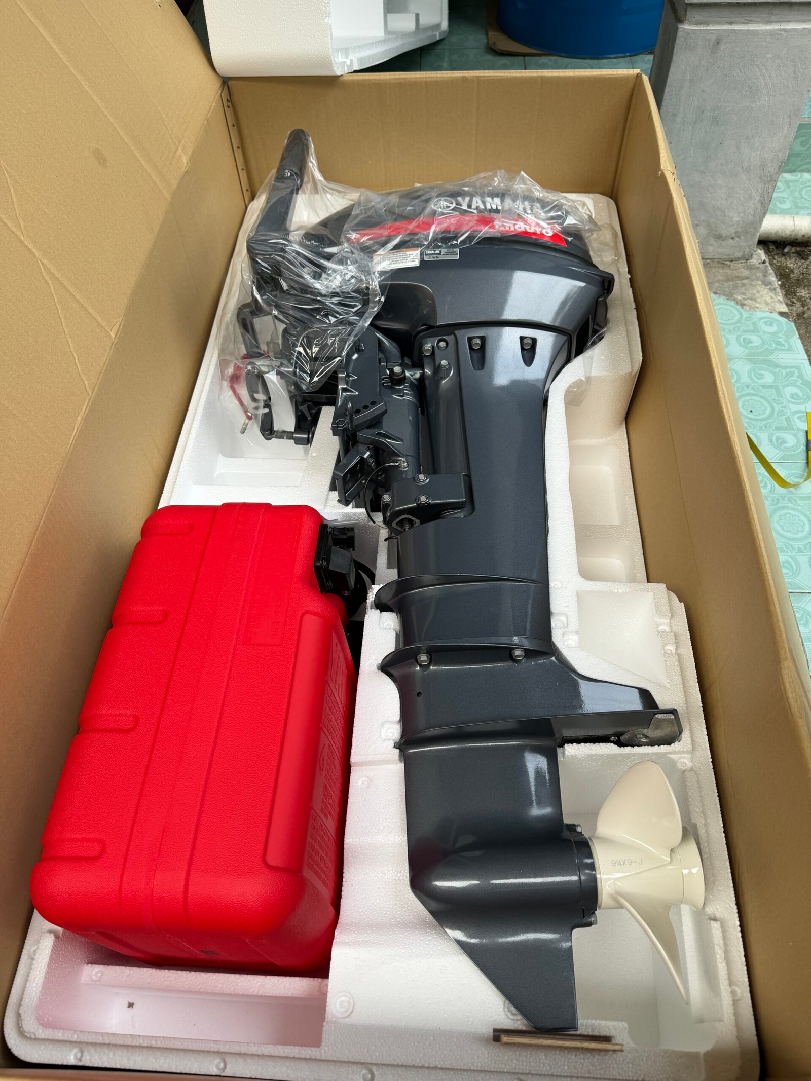 Mesin Tempel Yamaha 15 PK 2 Tak (15 HP 2 Strokes) - E15DMHL